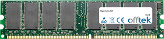 GA-7VA 1GB Módulo - 184 Pin 2.5v DDR266 Non-ECC Dimm