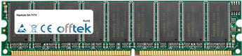 GA-7VTX 1GB Módulo - 184 Pin 2.6v DDR400 ECC Dimm (Dual Rank)