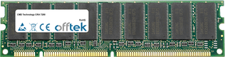CRA 7280 256MB Módulo - 168 Pin 3.3v PC100 ECC SDRAM Dimm