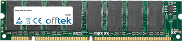 Vaio PCV-E201 128MB Módulo - 168 Pin 3.3v PC66 SDRAM Dimm
