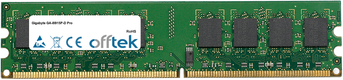 GA-8I915P-D Pro 1GB Módulo - 240 Pin 1.8v DDR2 PC2-4200 Non-ECC Dimm