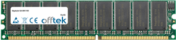 GA-8IK1100 1GB Módulo - 184 Pin 2.6v DDR400 ECC Dimm (Dual Rank)