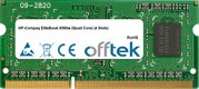 EliteBook 8560w (Quad Core) (4 Slots) 8GB Módulo - 204 Pin 1.5v DDR3 PC3-10600 SoDimm