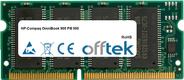 OmniBook 900 PIII 500 128MB Módulo - 144 Pin 3.3v PC100 SDRAM SoDimm
