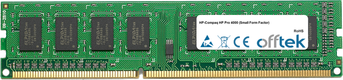 HP Pro 4000 (Small Factor Forma) 4GB Módulo - 240 Pin 1.5v DDR3 PC3-10664 Non-ECC Dimm
