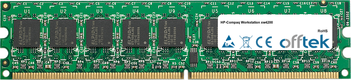 Workstation Xw4200 2GB Kit (2x1GB Módulos) - 240 Pin 1.8v DDR2 PC2-4200 ECC Dimm (Dual Rank)