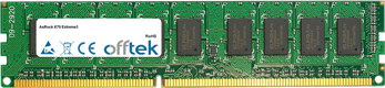 X79 Extreme3 8GB Módulo - 240 Pin 1.5v DDR3 PC3-10600 ECC Dimm (Dual Rank)