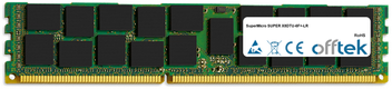 SUPER X8DTU-6F+-LR 32GB Módulo - 240 Pin DDR3 PC3-10600 LRDIMM  