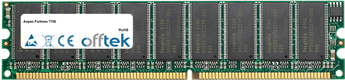 Fortress 7700 1GB Módulo - 184 Pin 2.6v DDR400 ECC Dimm (Dual Rank)