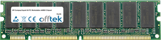 Kayak XA PC Workstation 440BX Chipset 256MB Módulo - 168 Pin 3.3v PC100 ECC SDRAM Dimm