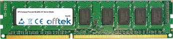 ProLiant BL460c G7 Server Blade 8GB Módulo - 240 Pin 1.5v DDR3 PC3-12800 ECC Dimm (Dual Rank)