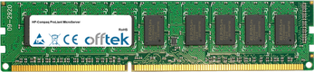 ProLiant MicroServer 4GB Módulo - 240 Pin 1.5v DDR3 PC3-10664 ECC Dimm (Dual Rank)