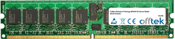 Primergy BX630 S2 Server Blade (Dual Socket) 8GB Kit (2x4GB Módulos) - 240 Pin 1.8v DDR2 PC2-5300 ECC Registered Dimm (Dual Rank)