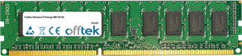Primergy MX130 S2 4GB Módulo - 240 Pin 1.5v DDR3 PC3-10664 ECC Dimm (Dual Rank)