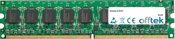 E-9232T 2GB Módulo - 240 Pin 1.8v DDR2 PC2-5300 ECC Dimm (Dual Rank)