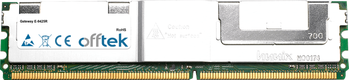 E-9425R 4GB Kit (2x2GB Módulos) - 240 Pin 1.8v DDR2 PC2-5300 ECC FB Dimm