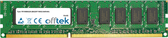 YR190B8228 (B8228Y190X2-045V4H) 4GB Módulo - 240 Pin 1.5v DDR3 PC3-8500 ECC Dimm (Dual Rank)