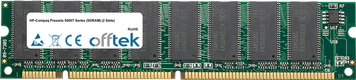 Presario 5000T Serie (SDRAM) (2 Slots) 256MB Módulo - 168 Pin 3.3v PC100 SDRAM Dimm