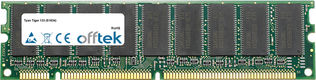 Tiger 133 (S1834) 512MB Módulo - 168 Pin 3.3v PC133 ECC SDRAM Dimm