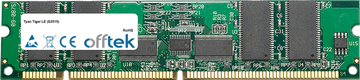Tiger LE (S2515) 1GB Módulo - 168 Pin 3.3v PC133 ECC Registered SDRAM Dimm