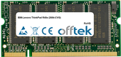 ThinkPad R40e (2684-CVG) 512MB Módulo - 200 Pin 2.5v DDR PC266 SoDimm
