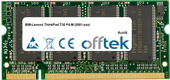 ThinkPad T30 P4-M (2681-xxx) 512MB Módulo - 200 Pin 2.5v DDR PC266 SoDimm