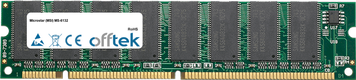 MS-6132 128MB Módulo - 168 Pin 3.3v PC100 SDRAM Dimm