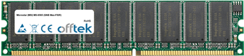 MS-6565 (GNB Max-FISR) 1GB Módulo - 184 Pin 2.5v DDR266 ECC Dimm (Dual Rank)