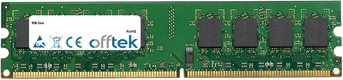 One 2GB Módulo - 240 Pin 1.8v DDR2 PC2-5300 Non-ECC Dimm