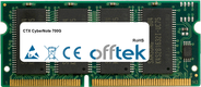 CyberNote 700G 64MB Módulo - 144 Pin 3.3v PC100 SDRAM SoDimm