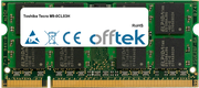 Tecra M9-0CL03H 2GB Módulo - 200 Pin 1.8v DDR2 PC2-5300 SoDimm