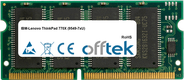 ThinkPad 770X (9549-7xU) 128MB Módulo - 144 Pin 3.3v PC66 SDRAM SoDimm