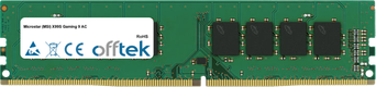 X99S Gaming 9 AC 16GB Módulo - 288 Pin 1.2v DDR4 PC4-17000 Non-ECC Dimm