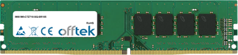 IWI-C7Z710-SQ-SR105 8GB Módulo - 288 Pin 1.2v DDR4 PC4-17000 Non-ECC Dimm