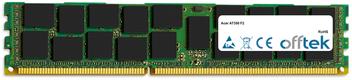 AT350 F2 16GB Módulo - 240 Pin 1.5v DDR3 PC3-12800 ECC Registered Dimm (Quad Rank)