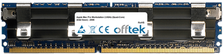 Mac Pro Workstation 2.0GHz (Quad-Core) (Intel Xeon) - 2006 8GB Kit (2x4GB Módulos) - 240 Pin 1.8v DDR2 PC2-6400 ECC FB Dimm (Apple Approved)