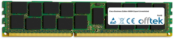 Business Edition 6000H Export Unrestricted 32GB Módulo - 240 Pin 1.5v DDR3 PC3-12800 ECC Registered Dimm