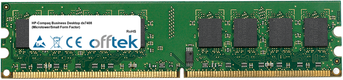 Business Desktop Dx7408 (Microtower/Small Factor Forma) 2GB Módulo - 240 Pin 1.8v DDR2 PC2-6400 Non-ECC Dimm