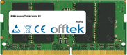 ThinkCentre X1 16GB Módulo - 260 Pin 1.2v DDR4 PC4-19200 SoDimm
