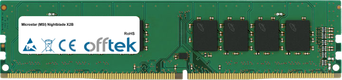 Nightblade X2B 16GB Módulo - 288 Pin 1.2v DDR4 PC4-17000 Non-ECC Dimm