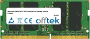 GE62 6QF Apache Pro Heroes Special Edition 16GB Módulo - 260 Pin 1.2v DDR4 PC4-17000 SoDimm