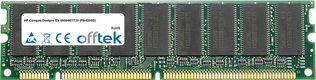 Deskpro EN 6600/667/733 (PIII-820SD) 256MB Módulo - 168 Pin 3.3v PC100 ECC SDRAM Dimm