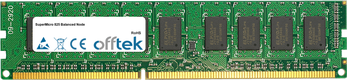 825 Balanced Node 8GB Módulo - 240 Pin 1.5v DDR3 PC3-10600 ECC Dimm (Dual Rank)