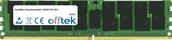 SuperWorkstation 7049GP-TRT GPU 128GB Módulo - 288 Pin 1.2v DDR4 PC4-21300 LRDIMM ECC Dimm Load Reduced