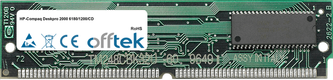 Deskpro 2000 6180/1200/CD 16MB Kit (2x8MB Módulos) - 72 Pin 5v EDO Non-Parity Simm
