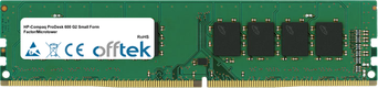 ProDesk 600 G2 Small Factor Forma/Microtower 16GB Módulo - 288 Pin 1.2v DDR4 PC4-19200 Non-ECC Dimm