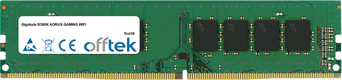 B360N AORUS GAMING WIFI 16GB Módulo - 288 Pin 1.2v DDR4 PC4-21300 Non-ECC Dimm