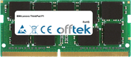 ThinkPad P1 16GB Módulo - 260 Pin 1.2v DDR4 PC4-21300 ECC SoDimm