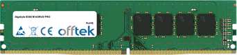 B360 M AORUS PRO 16GB Módulo - 288 Pin 1.2v DDR4 PC4-21300 Non-ECC Dimm