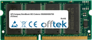 OmniBook XE3 Celeron 550/600/650/700 (F23xxx) 128MB Módulo - 144 Pin 3.3v PC100 SDRAM SoDimm